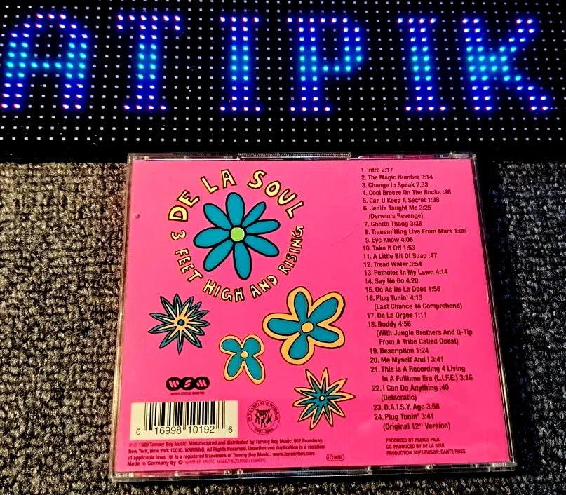 🌸 De La Soul - 3 Feet High And Rising - Edición 20 Aniversario Tommy Boy - Edición Alemana – photo 2